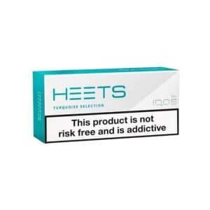 سیگار هیتس اروپایی تورکویز آبی Heets Turquoise